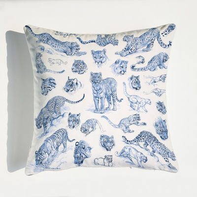 Insieme floreale stampato jacquard del cuscino di tiro di stile semplice della copertura del cuscino