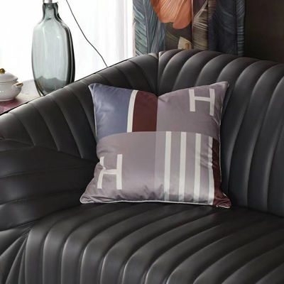 Copertura dorata del cuscino della lettiera del velluto di combinazioni di colore della copertura del cuscino dell'ufficio della stanza 45*45cm