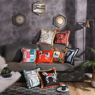 copertura dipinta a mano decorativa Sofa Geometric del cuscino dei cuscini 45*45cm dell'automobile 500g