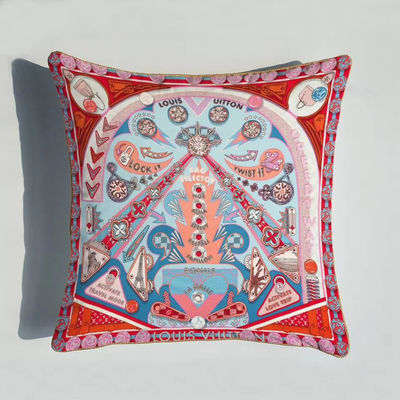 I modelli geometrici hanno stampato il quadrato della copertura 45*45 cm del cuscino