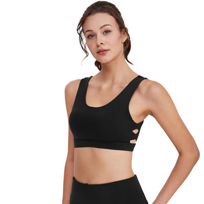 Cima pura ad alta intensità personalizzabile di yoga del reggiseno 78%Polyester 22%Spandex di allenamento