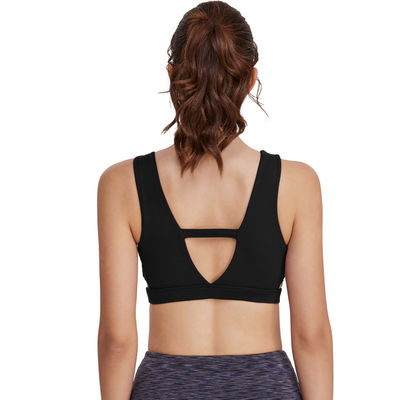 Cima pura ad alta intensità personalizzabile di yoga del reggiseno 78%Polyester 22%Spandex di allenamento