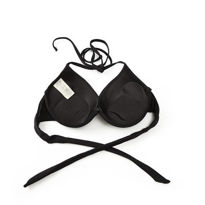 Bikini sexy con ampia scollatura sulla schiena del cuscinetto del petto dell'alto di elasticità costume da bagno del poliestere