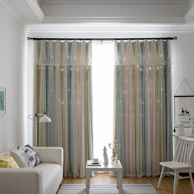 Tessuto domestico di lusso normale 100% del tessuto della tenda del poliestere dell'hotel