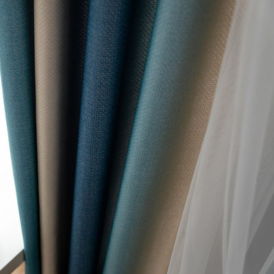 Filati molli di seta di Warmful di Tulle della finestra della tappezzeria del tessuto bianco della tenda