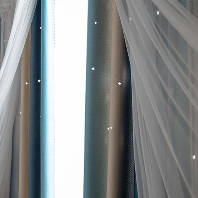 Filati molli di seta di Warmful di Tulle della finestra della tappezzeria del tessuto bianco della tenda