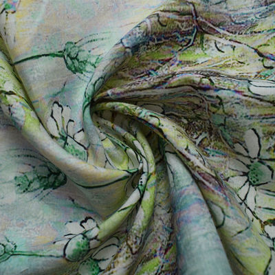 Prodotto viscoso intessuto tricottato di miscela del rayon del cotone della piega di Challis