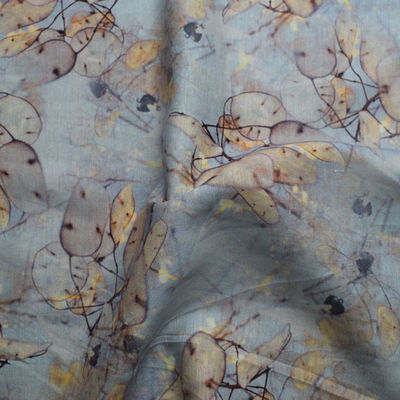 Tessuto viscoso di Challis del rayon della tintura del legame della saia che significa Digital floreale stampata