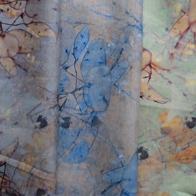 Tessuto viscoso di Challis del rayon della tintura del legame della saia che significa Digital floreale stampata