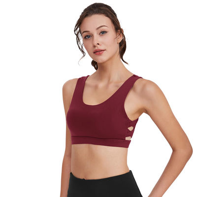 Cima asciugantesi rapida di sport delle tracolle di yoga igroscopica respirabile del reggiseno
