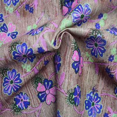 Ramiè viscoso Digital di 55% 45% che stampa il tessuto di cotone del vestito