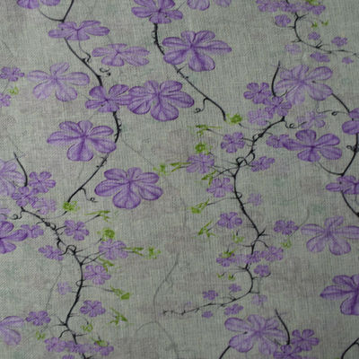 Cotone della stampa di Borgogna di estate di Digital per signora Dress Linen Print
