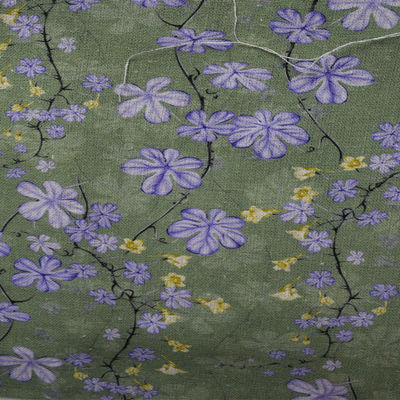 Cotone della stampa di Borgogna di estate di Digital per signora Dress Linen Print