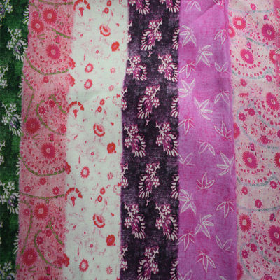 Vestito puro dalla camicia del ramiè stampato tessuto molle di Chinoiserie di Waverly della tela