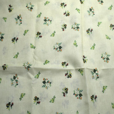 Vestito tessuto respirabile dalla camicia di tocco morbido del tessuto di stampa del poliestere del cotone del ramiè 70% di 30%
