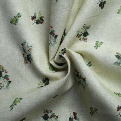 Vestito tessuto respirabile dalla camicia di tocco morbido del tessuto di stampa del poliestere del cotone del ramiè 70% di 30%