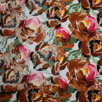 Digital normale che stampa il tessuto di seta 45S*45S del vestito floreale dal jacquard del rayon
