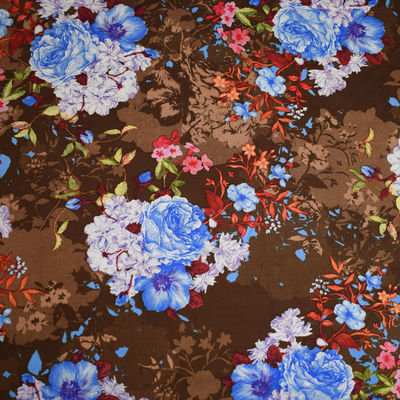 Vestito da sposa stampato floreale 100% dal rayon del tessuto molle della pianura della lettiera