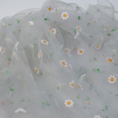 Occhiello di nylon Mesh Fabric Sustainable di Tulle del reticolato di Bolt del panino con crosta morbida