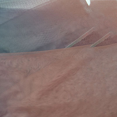 Tessuto francese del pizzo del ciglio di Tulle per il tessuto molle di Tulle del vestito da sposa