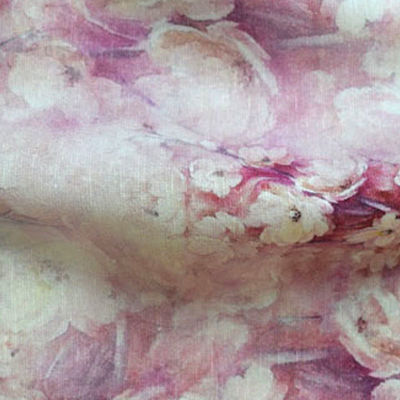 Tulle ricamata 100 ha stampato la saia comoda dell'indumento del tessuto di Tencel tessuta