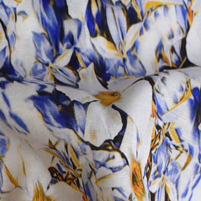 La viscosa ha mescolato il ramiè molle +10% del tessuto 70% Tencel +20% di Tulle viscoso