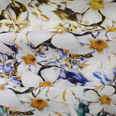 La viscosa ha mescolato il ramiè molle +10% del tessuto 70% Tencel +20% di Tulle viscoso