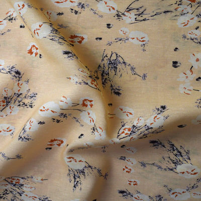 Saia molle stampata del cotone di Tencel del tessuto di Digital Tulle impermeabile