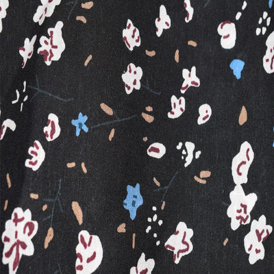 Prodotto intessuto resistente tinto di Tencel del cotone della grinza della saia 100