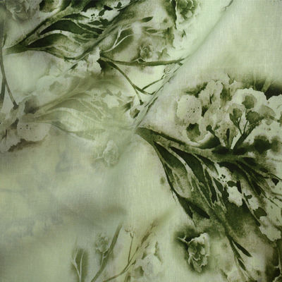 Tessuto di abbigliamento casual di crêpe del rayon di Tencel riciclato saia molle eccellente