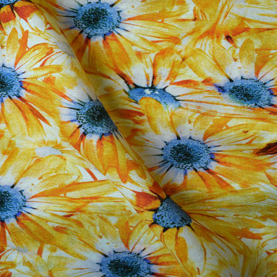 Tessuto floreale 100% della saia della stampa di Tencel Digital dei pantaloni delle camice