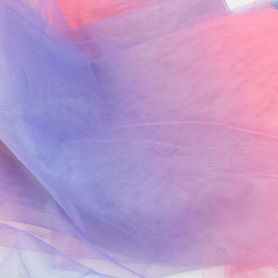 La gonna DIY della ragazza della decorazione di Tulle Mesh Fabric della festa nuziale veste Polyeste 100%