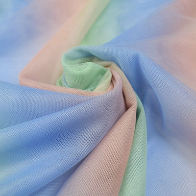 La gonna DIY della ragazza della decorazione di Tulle Mesh Fabric della festa nuziale veste Polyeste 100%