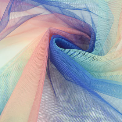 Tessuti molli 100% di PolyesterTextile del tessuto di Tulle di illusione di allungamento