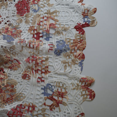 I tessuti di cotone del poliestere del tessuto hanno ricamato la stampa del jacquard del vestito dall'indumento