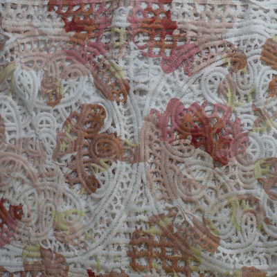 I tessuti di cotone del poliestere del tessuto hanno ricamato la stampa del jacquard del vestito dall'indumento