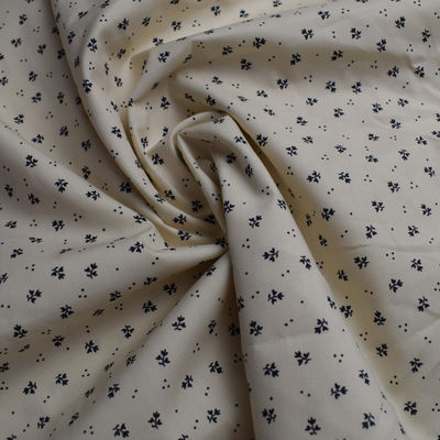 Stampando il tessuto di cotone bianco della pianura di Lycra 115gsm ignifugo