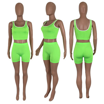 La primavera pura di colore &amp; la maglia senza maniche sexy dell'estate mette i colori in cortocircuito dell'insieme 13