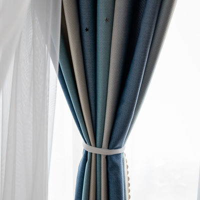 Tessuto molle della tenda delle stelle pure di tela per il salone