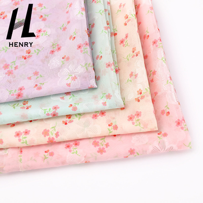 Chiffon floreale leggero di Mesh Soft Tulle Fabric Digital