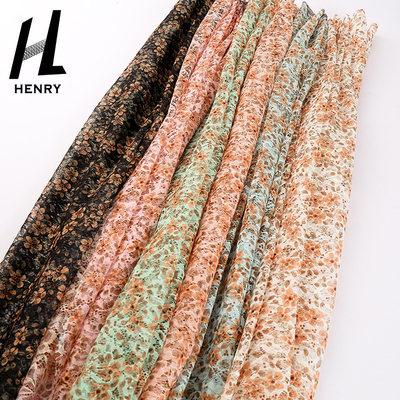 Ricamo su ordinazione Mesh Printed Fabric For Dress della stampa del tessuto di Tulle del poliestere di alta qualità delle vendite all'ingrosso