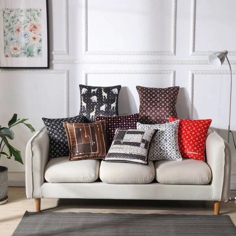 Cuscini di tiro decorativi dell'hotel di tela francese puro di 100% Sofa Cushion Cover