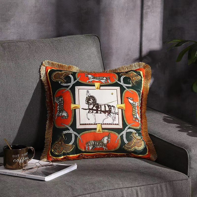copertura dipinta a mano decorativa Sofa Geometric del cuscino dei cuscini 45*45cm dell'automobile 500g