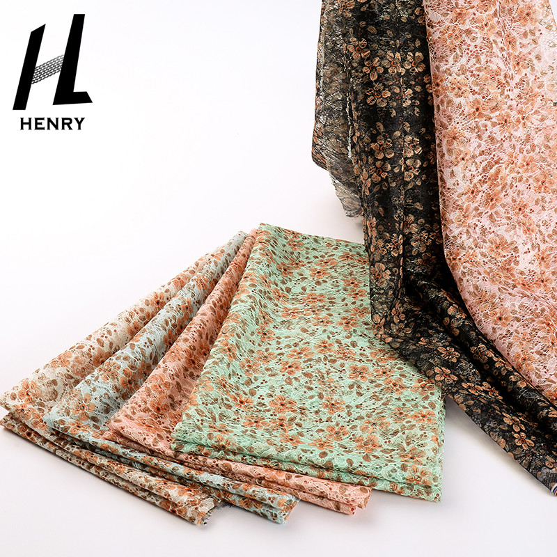 Ricamo su ordinazione Mesh Printed Fabric For Dress della stampa del tessuto di Tulle del poliestere di alta qualità delle vendite all'ingrosso