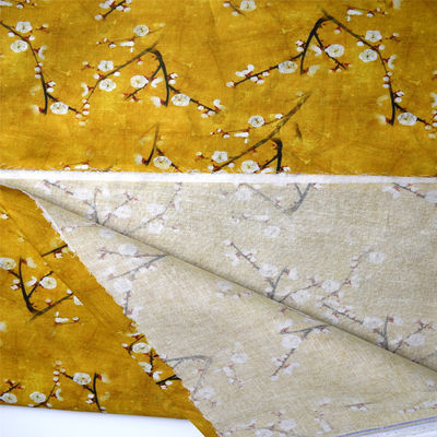 tessuto del raso della stampa floreale del cotone del corridore della Tabella del ramiè di 21s*21s Digital