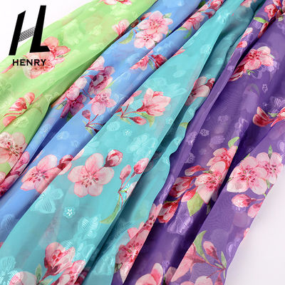 Tessuto chiffon del vestito puro dal poliestere dell'abbigliamento di Tulle del CE delle donne molli del tessuto
