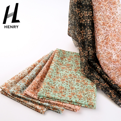 Ricamo su ordinazione Mesh Printed Fabric For Dress della stampa del tessuto di Tulle del poliestere di alta qualità delle vendite all'ingrosso